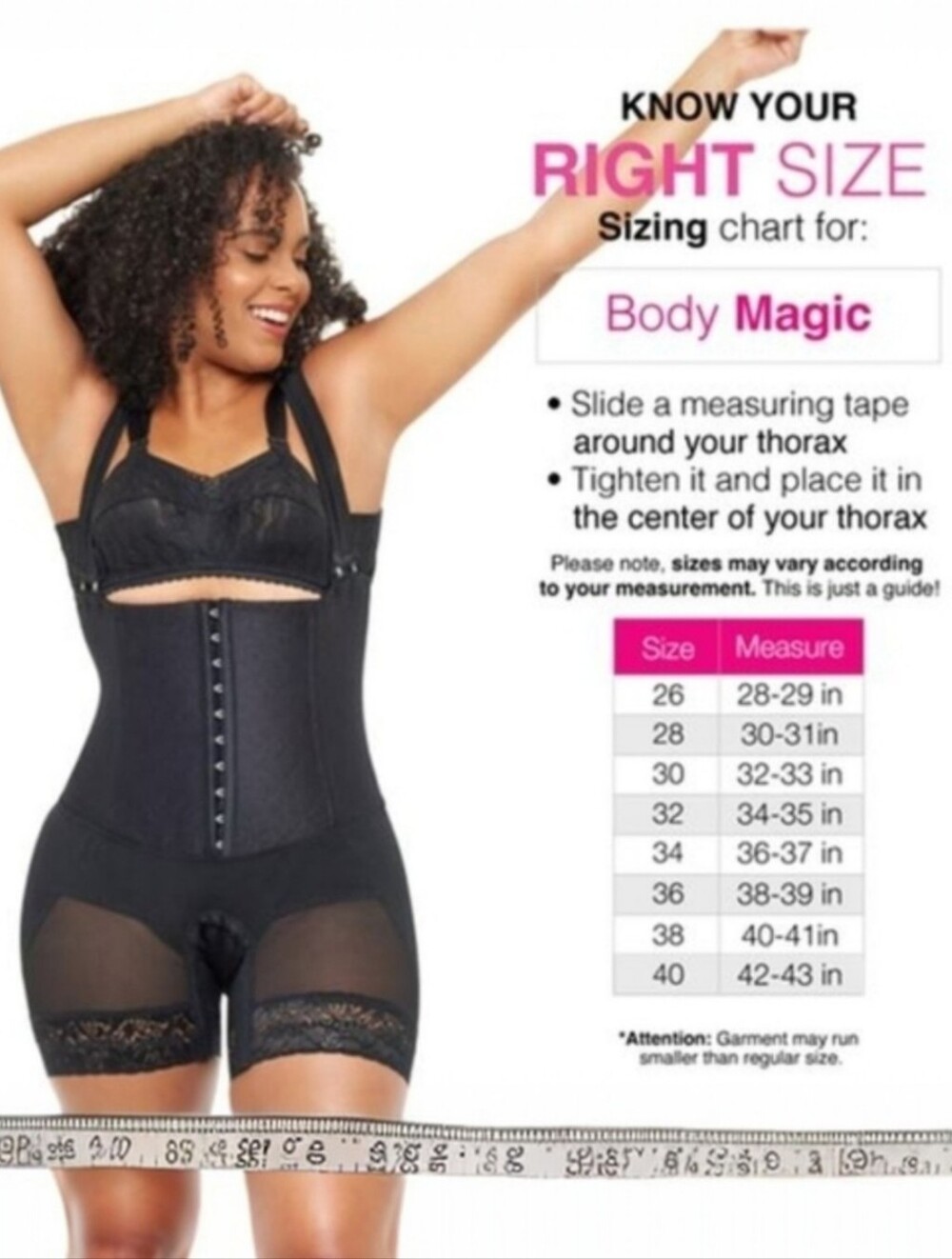 NEW Ardyss Black Body Magic Shapewear Bodysuit -Sleek Sculpting Shorts Womens 28 - Picture 12 of 16
